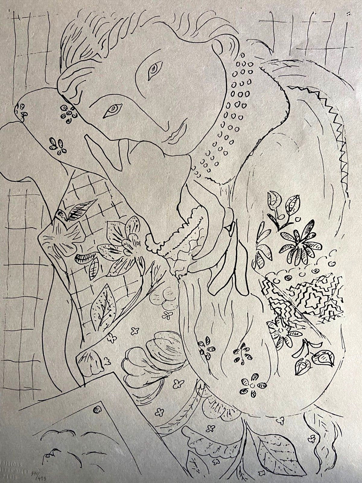 Henri-Matisse Lithograph Coa Hand Signed Numbered In Pencil Collection