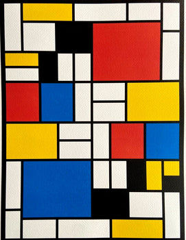 Piet Mondrian, Lithograph Coa Stamp