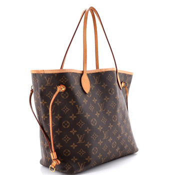 Louis Vuitton Neverfull Nm Tote Monogram Canvas Mm