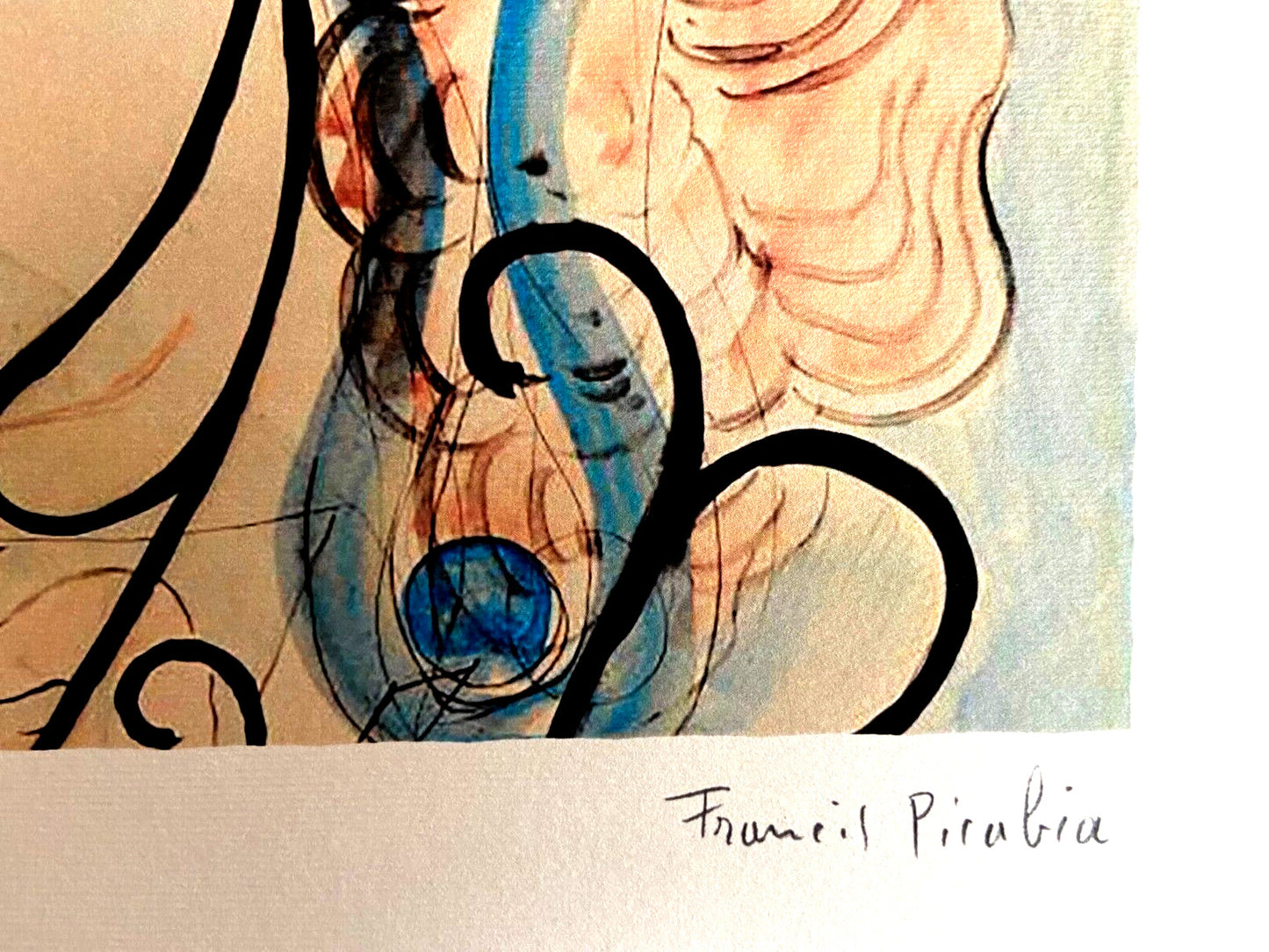 Francis Picabia Lithograph Coa Stamped Numbered Signed 175 Ex