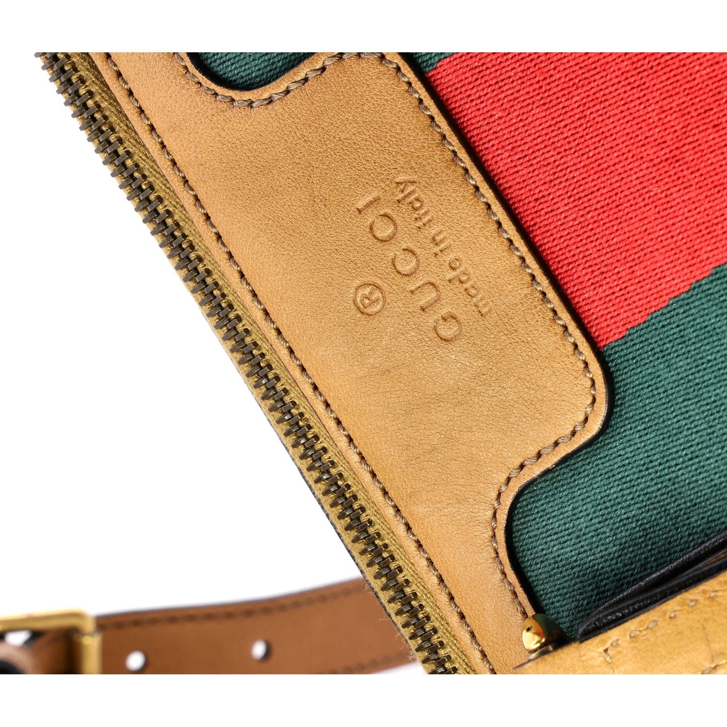 Gucci Rania Convertible Top Handle Bag Web Gg Canvas Small