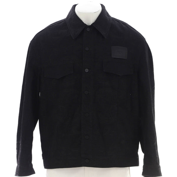Fendi X Versace Fendace Men'S Button Up Jacket Denim