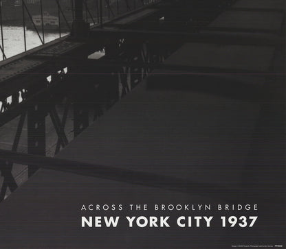 Artist Unknown Across The Brooklyn Bridge, " Offset Lithograph 20