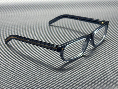 PRADA PR B02V 17T1O1 Transparent Ocean Men's 57 mm Eyeglasses