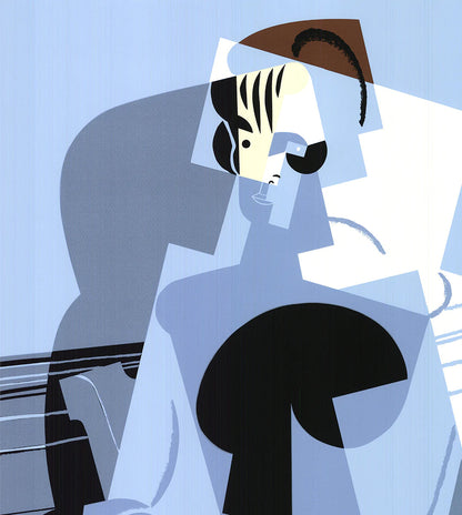 Juan Gris Portrait Of Josette Gris " Serigraph