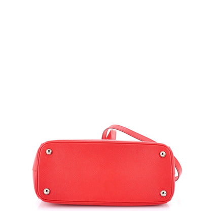 Prada Galleria Double Zip Tote Saffiano Leather Small