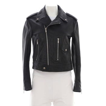 Christian Dior Women'S 30 Montaigne Biker Jacket Leather