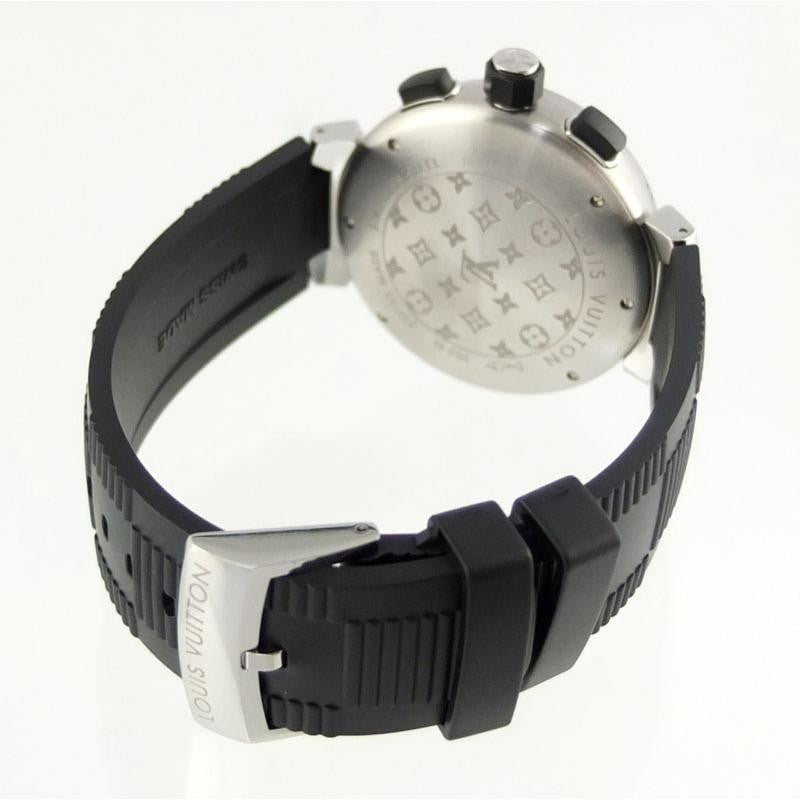 LOUIS VUITTON TAMBOUR in black Q118F quartz
