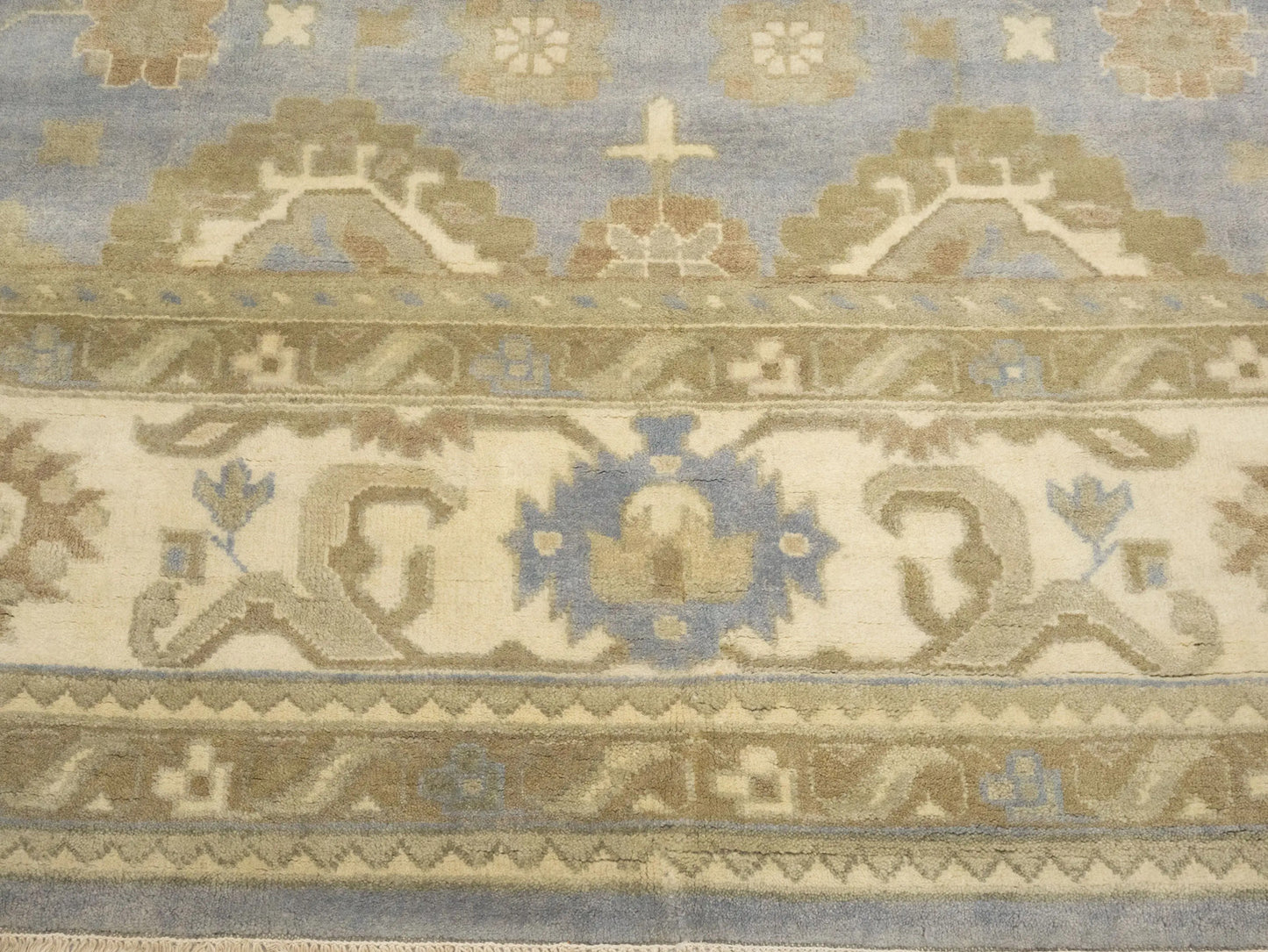 Extra Large Handmade Oushak 10X14 ft Oriental Rug Floral Carpet Living Room