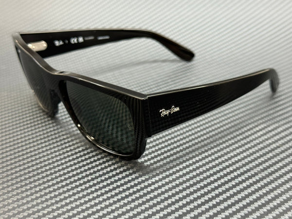 RAY BAN RB0947S 901 58 Black Green Polarized Unisex 56 mm Sunglasses