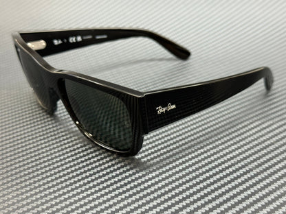RAY BAN RB0947S 901 58 Black Green Polarized Unisex 56 mm Sunglasses