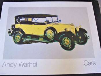 Andy Warhol Cars Mercedes Benz Typ 400 Tourenwagen Exhibition Poster Art Print