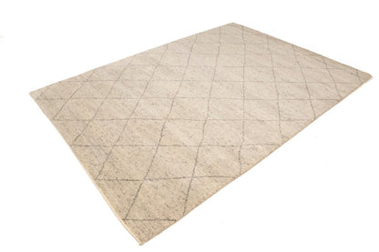 6X9 Ft Handmade Moroccan Oriental Rug Geometric
