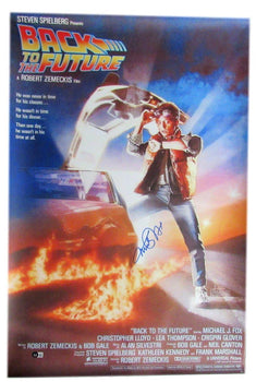 Michael J Fox Back To The Future Signed/Auto