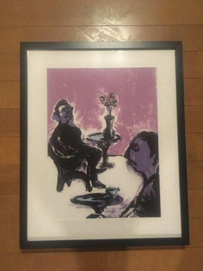 RUSS POPE Original drawing, framed and autographed
