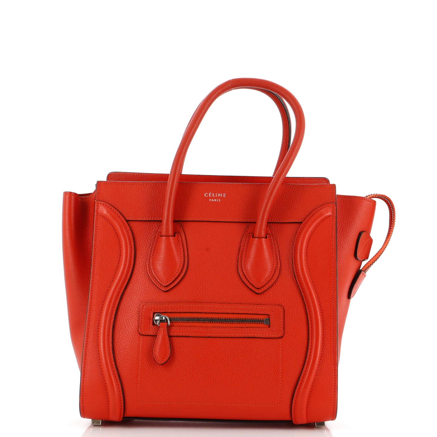 Celine Luggage Bag Grainy Leather Micro
