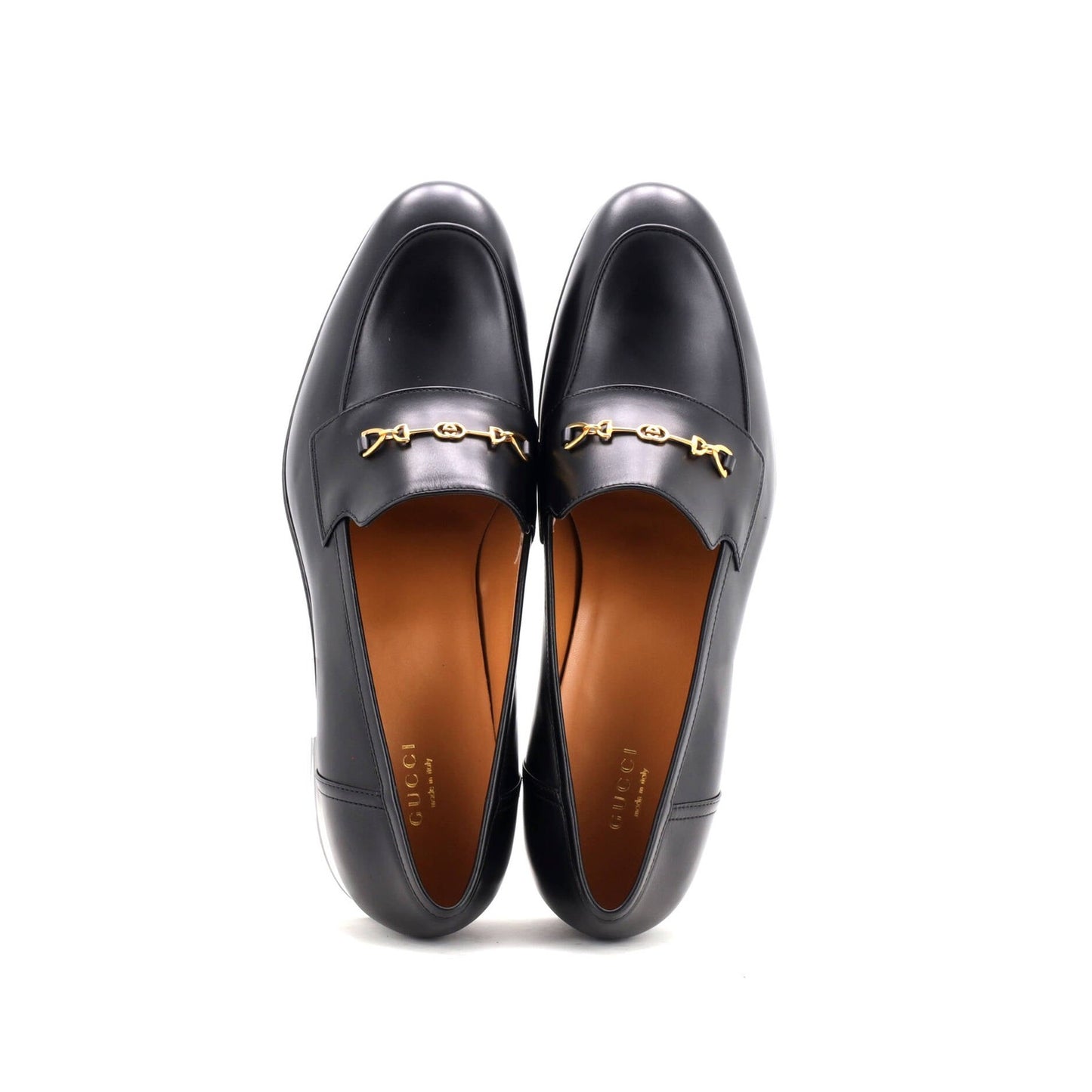 Gucci Women'S Interlocking G Horsebit Loafers Leather