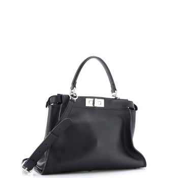 Fendi Monster Peekaboo Bag Calfskin And Python Regular