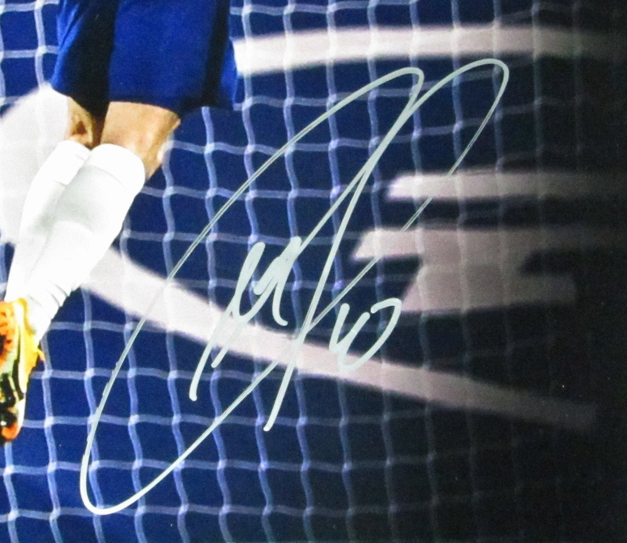 Christian Pulisic Chelsea Football Club Autographed 16X20 Photo Framed Panini