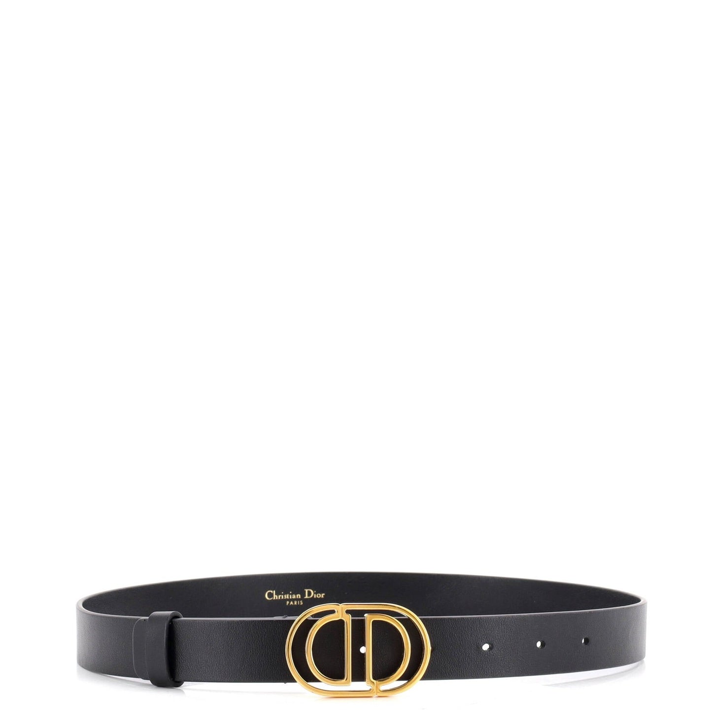 Christian Dior 30 Montaigne Cut-Out Belt Leather Thin