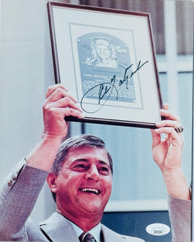 Carl Yastrzemski Autographed 8X10 Baseball Photo