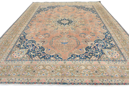 9'5X12'6 Ft Stone-Washed Distressed Vintage