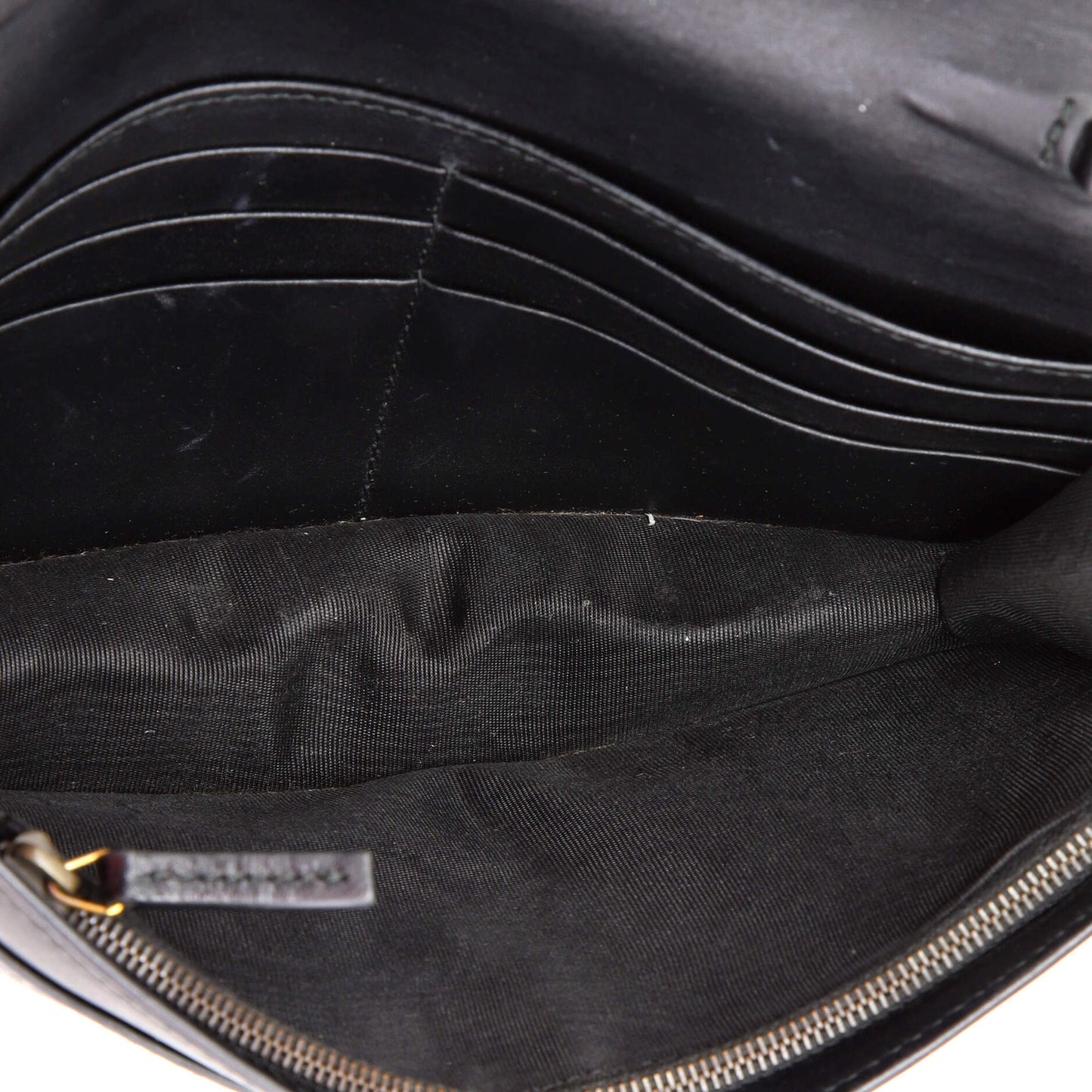 Gucci Crystal Cat Wallet On Chain Guccissima Leather