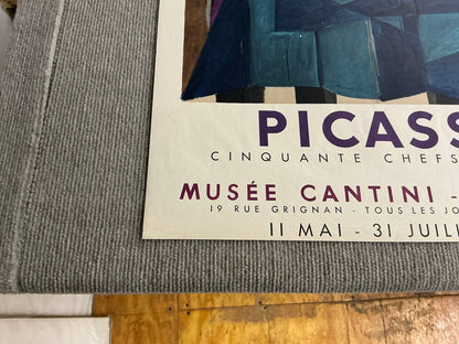 Pablo Picasso Musee Cantini " Lithograph Cubism Purple Pablo Pica