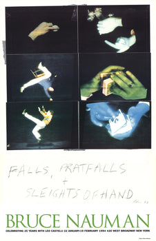 Bruce Nauman Falls Pratfalls + Sleights Of Hand 
