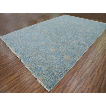 11'10"X17'10" Pure Wool Hand Knotted,Oversize Subtle Oriental