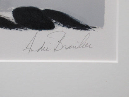 Andre Brasilier Original Lithograph "Seaside"