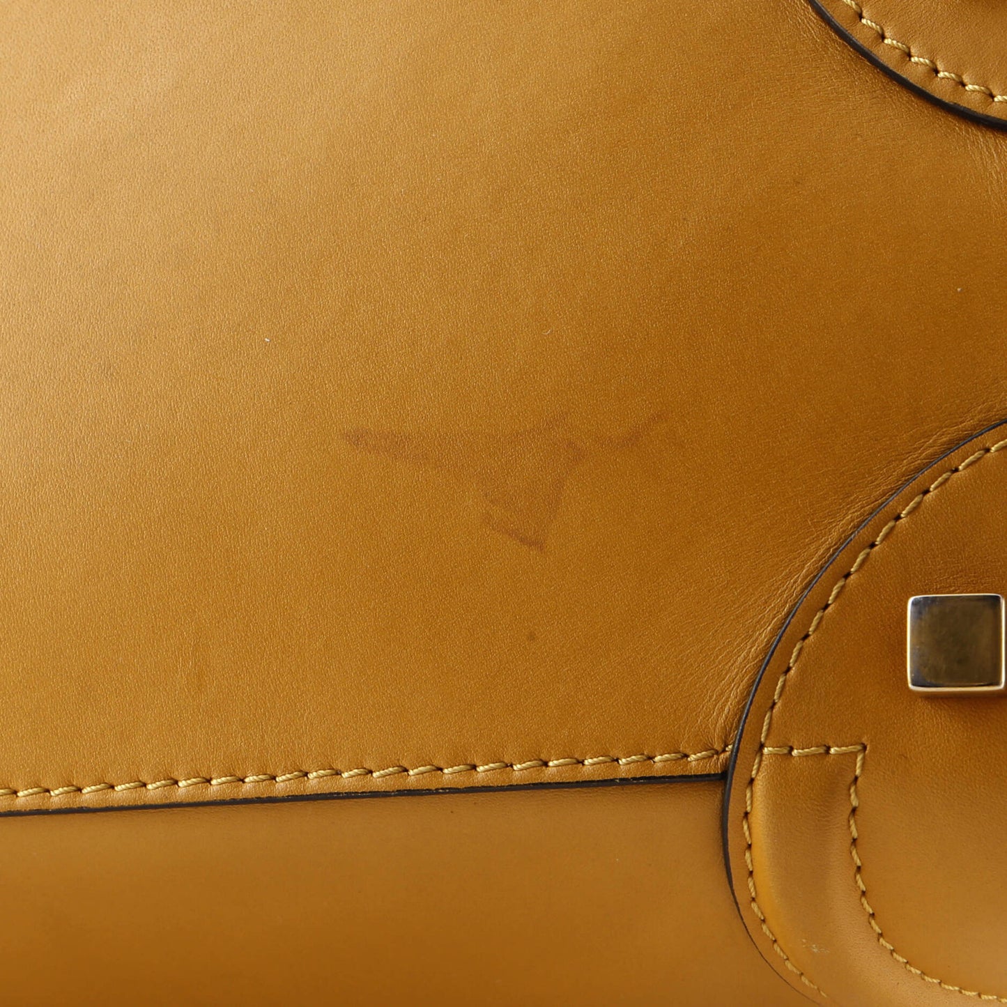 Celine Bicolor Luggage Bag Leather Micro