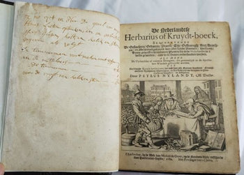 Petrus Nylandt De Nederlandtse Herbarius Kruydt-Boeck 1682 Dutch Herbal With Woo