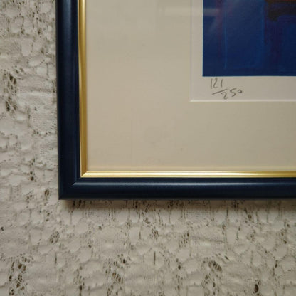 Jean Claude Quilici (French) Original Serigraph Print Pencil Signed Framed