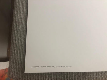 Gerhard Richter Seascape (No Text) " Poster Contemporary Blue