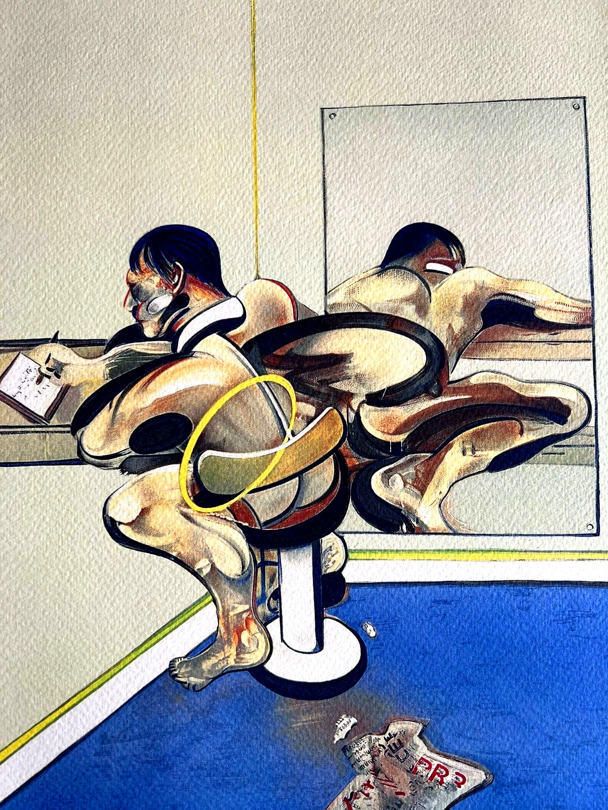 Francis Bacon Lithograph Coa Signed Pen Numbered Pencil Limited 275Ex