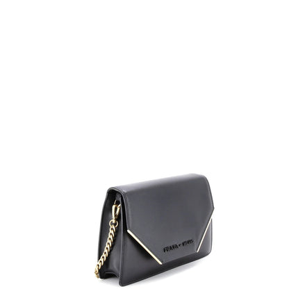 Prada Convertible Flap Clutch With Chain City Calf And Saffiano