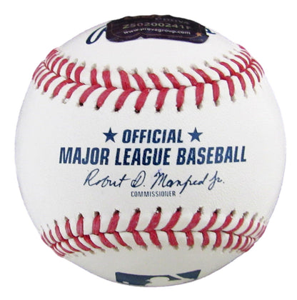 Jacob Misiorowski Signed/Auto Oml Baseball Milwaukee Brewers Prova  200924