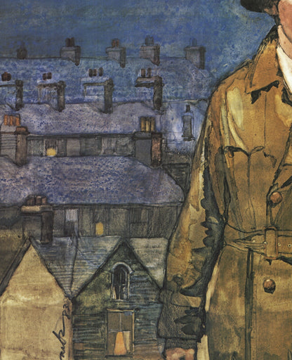 Daniel Schwartz The Citadel " Offset Lithograph Contemporary