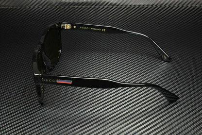 GUCCI GG0824S 006 Black Brown Rectangle Square 55