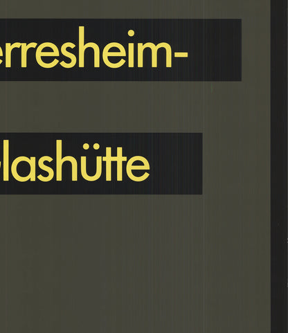 Reinhard Mucha Galerie Hetzler " Offset Lithograph Contemporary