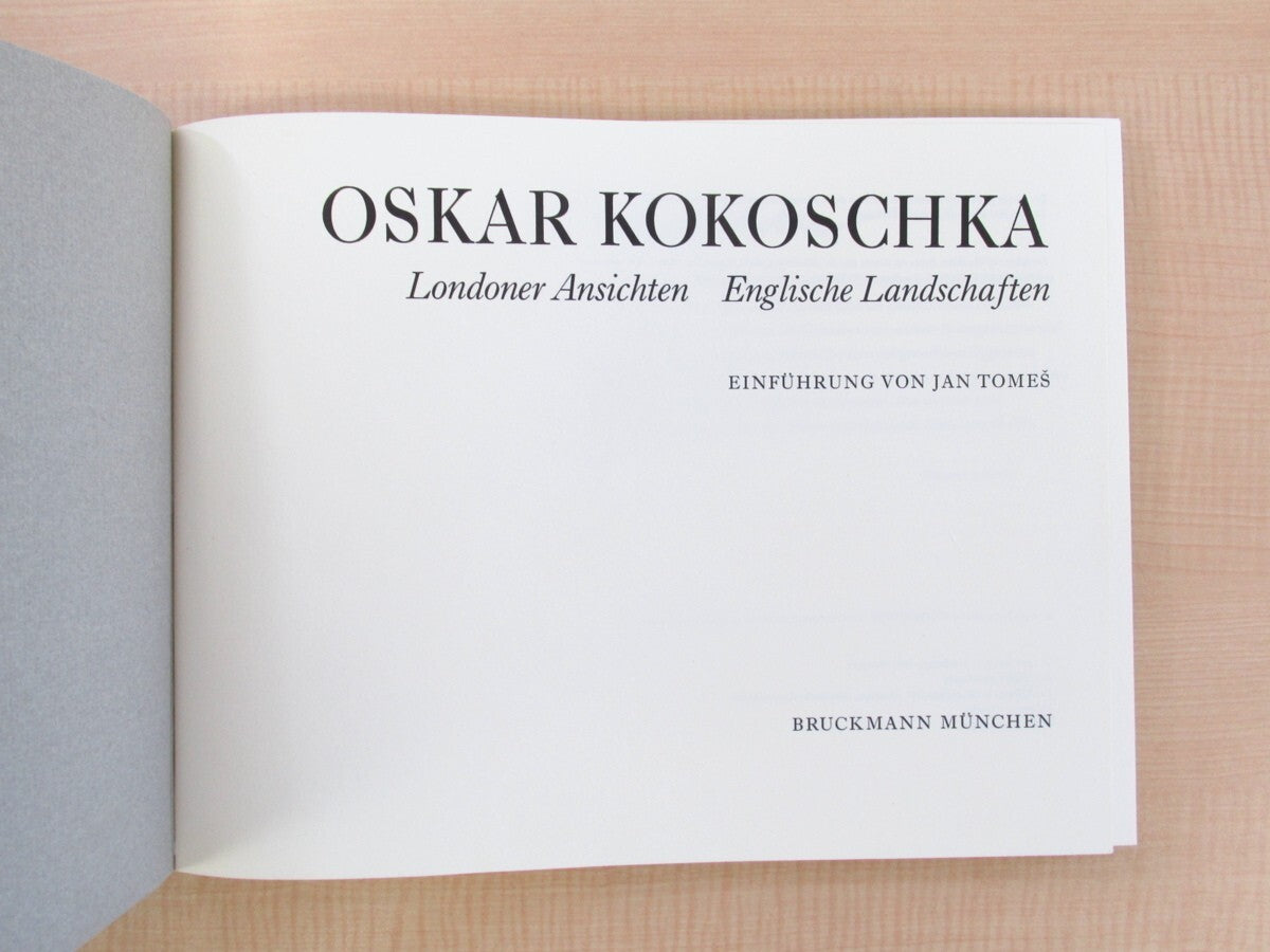Oskar Kokoschka Londoner Ansichten: English