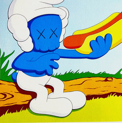 Kaws Lithograph Coa Numbered Limited Certified Mori Museum