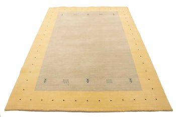 Modern Lori Gabbeh Rug Hand-Loomed Tribal Border