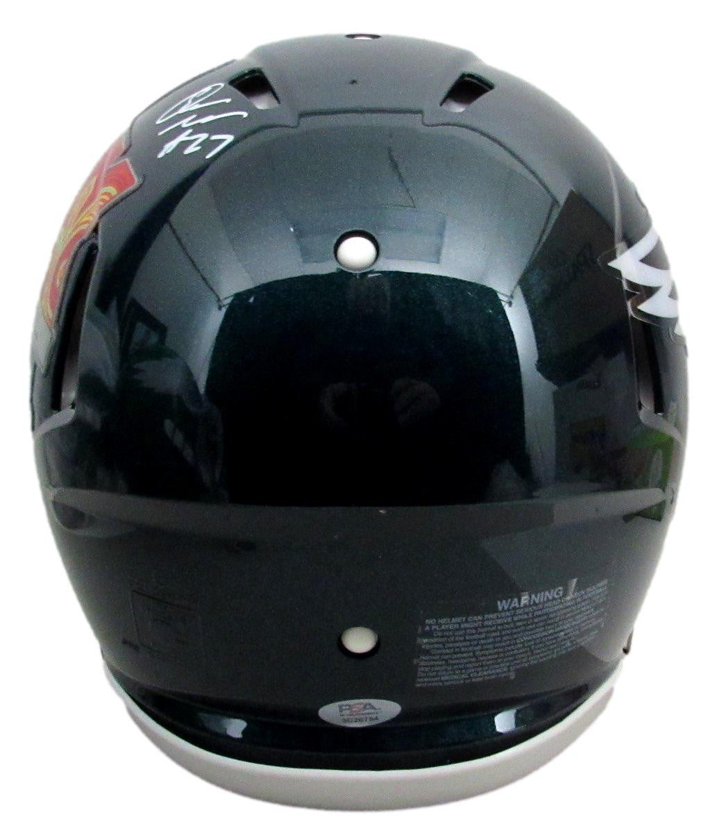 Quinyon Mitchell Signed Full Size Authentic Sb Lix Champs Helmet Eagles Psa/Dna