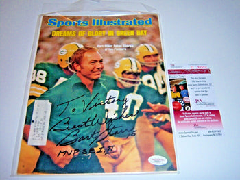 Bart Starr Green Bay Packers,Hof Jsacoa Signed