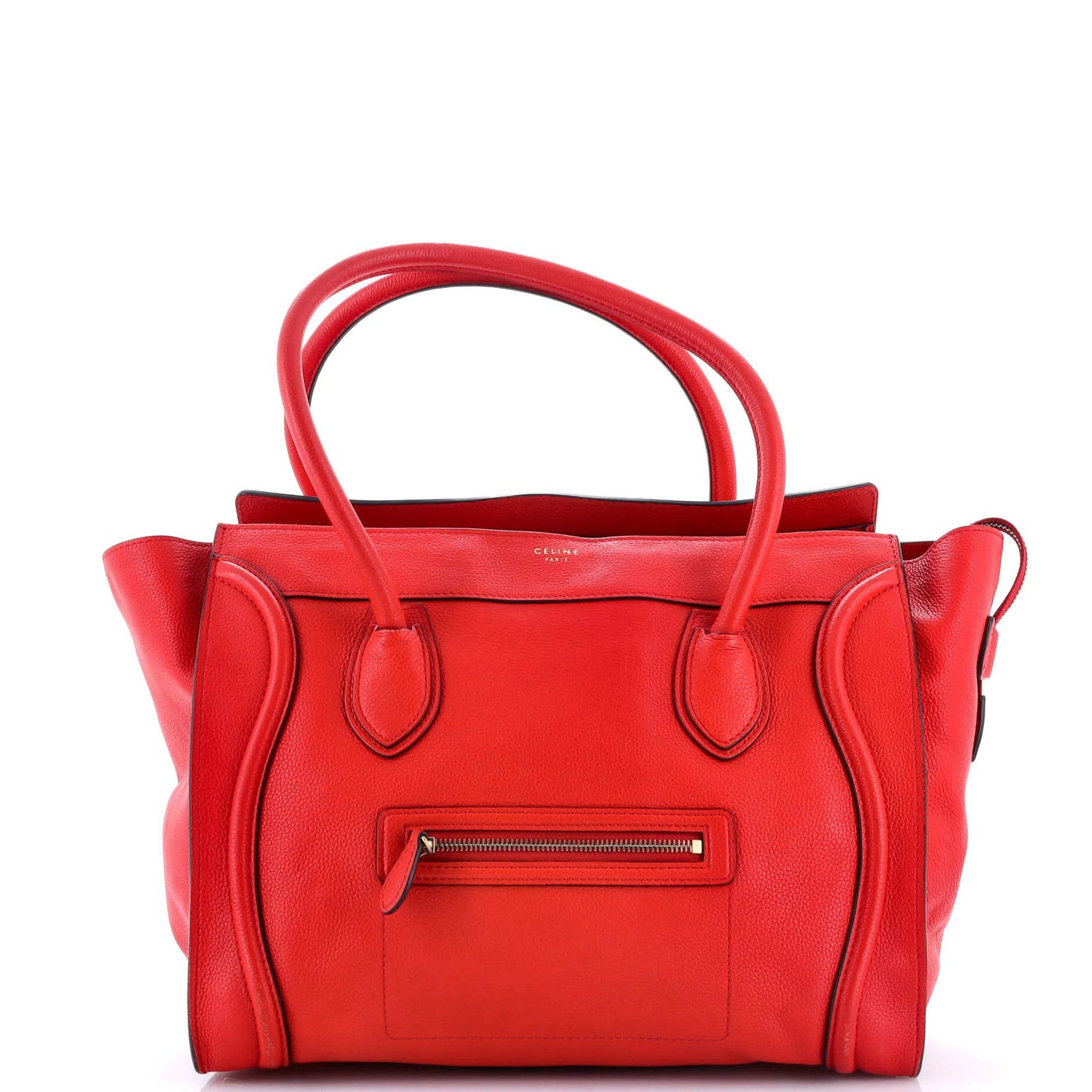 Celine Shoulder Luggage Bag Leather