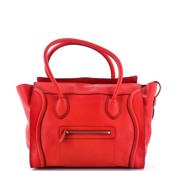 Celine Shoulder Luggage Bag Leather