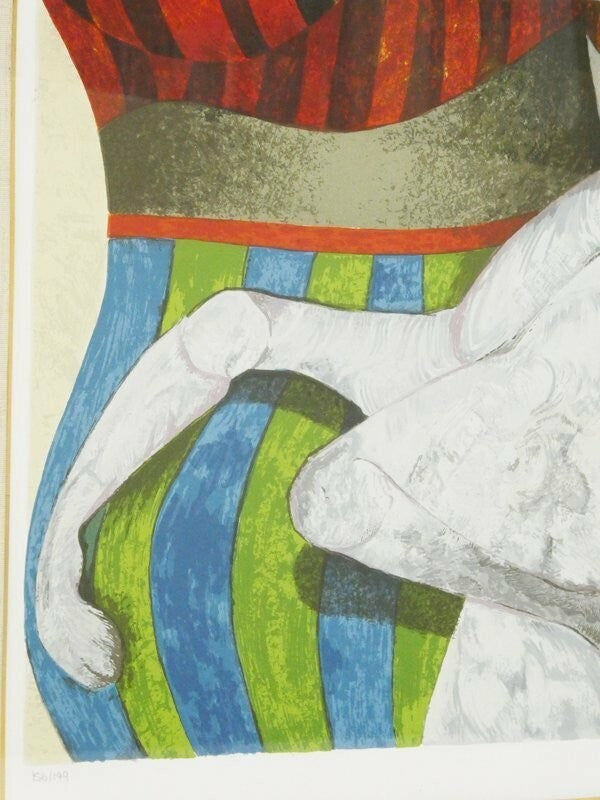 Graciela Rodog " Goatling " Large Serigraph Print Ed199 Signed Framed