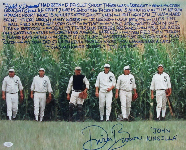 Dwier Brown Signed/Inscribed 16X20 Photo "Field